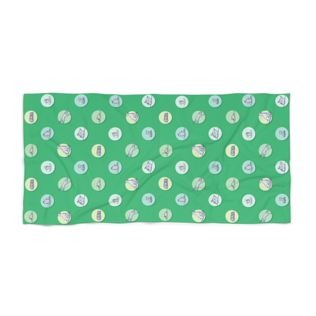 Celebration Collection 2025 | Sea Wolves Beach Towel - Green