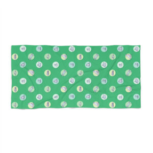 Celebration Collection 2025 | Sea Wolves Beach Towel - Green