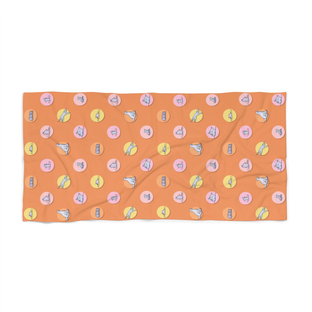 Celebration Collection 2025 | Sea Wolves Beach Towel - Orange