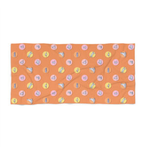 Celebration Collection 2025 | Sea Wolves Beach Towel - Orange
