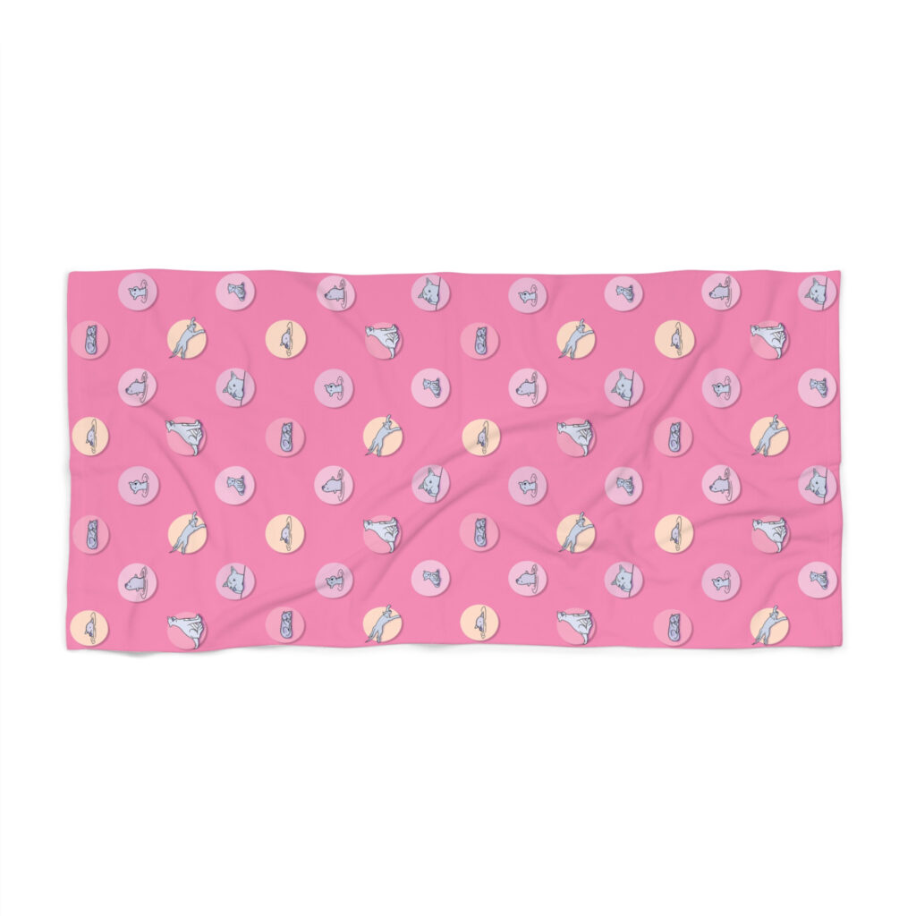 Celebration Collection 2025 | Sea Wolves Beach Towel - Pink