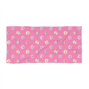 Celebration Collection 2025 | Sea Wolves Beach Towel - Pink