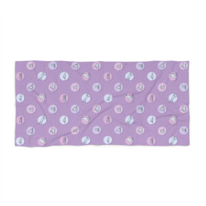 Celebration Collection 2025 | Sea Wolves Beach Towel - Purple