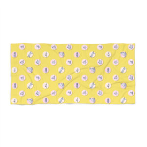 Celebration Collection 2025 | Sea Wolves Beach Towel - Yellow