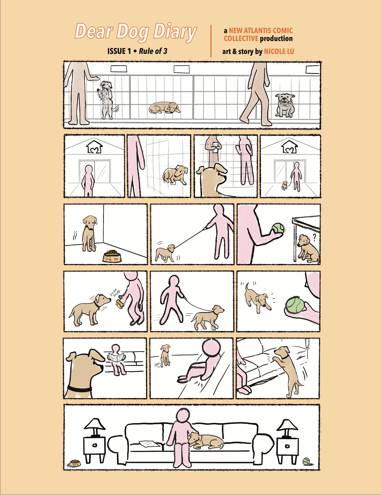 Dear Dog Diary Issue #1 cover
